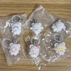 ふわふわスノー サンリオ めじるしアクセサリー コンプセット