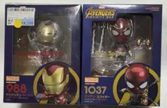 【新品】アイアンマン & スパイダーマン インフィニティ・E　ねんどろいど