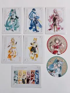 初音ミク EXPO 10th コラボカフェ ブロマイド、コースターセット