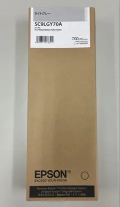 Epson SC10GY70 グレーインクカートリッジ 700ml - メルカリ