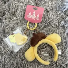 【新品】ハーモニーランド　ミニカチューシャチャーム　ポムポムプリン　大分