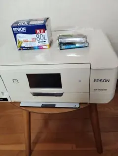 プリンター　エプソンEP808➕Canon使用済みインク‼️ ジャンク プリンター エプソンEP808➕Canon使用済みインク‼️ ジャンク
