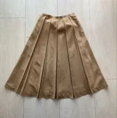 ボックスプリーツスカート ロングスカート