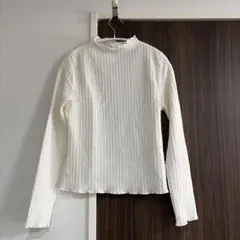 H&M 長袖トップス　アイボリー　S