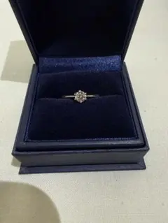 銀座ダイヤモンドシライシ婚約指輪0.345ct プラチナ950新品未使用29万 