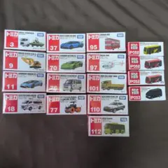 商品番号1】トミカ まとめ売り 13台セット - メルカリ