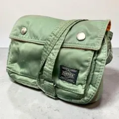 廃盤　ポーター　PORTER ショルダーバッグ セージグリーン　タンカー