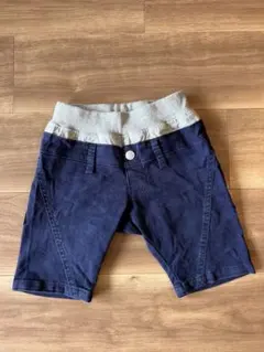 PARTY TICKET ネイビー　ハーフパンツ　コットン