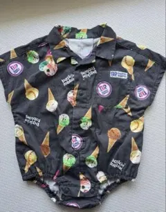 アプレレクール×サーティワン　アイスクリーム　ロンパース　80cm