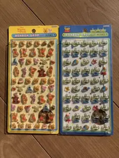 新品ෆボンボンドロップシールෆ正規品ෆプーさんෆリトルグリーンメン