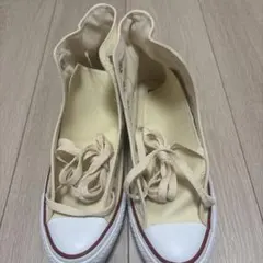 【コンバース】オールスター　26cm 生成り　ホワイト　ハイカット