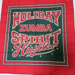 ZUMBA正規品 バンダナ最新作 新品クリスマスカラー　1枚