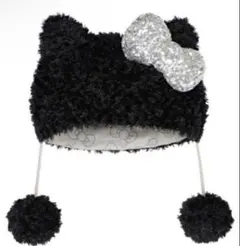 ユニバ USJ キティちゃん ファンキャップ 黒