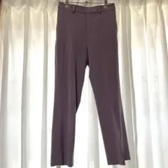 ユニクロUNIQLOクロップドパンツMパープル