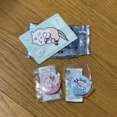 ちいかわ くら寿司 缶バッジ カード