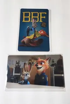 ズートピア ニック ジュディ 硬質カード