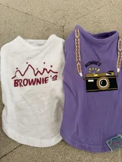 BROWNIE'S 犬服 2点セット ペットウェア Mサイズ