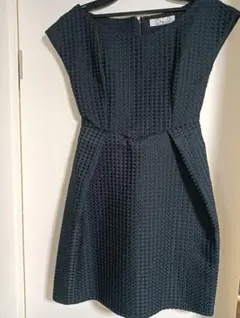 Dress Lab ダークブルー 半袖ワンピース