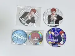 ヒプノシスマイク　観音坂独歩　缶バッジ　5点セット