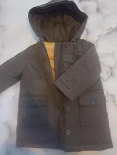 ギャップ　GAP カーキ 中綿　コート 110cm 　ダウン