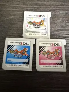 （動作⭕️）妖怪ウォッチ3 スシ テンプラ スキヤキ3DSソフト3本セット 505 動作⭕️）妖怪ウォッチ3 スシ テンプラ スキヤキ3DSソフト3本セット