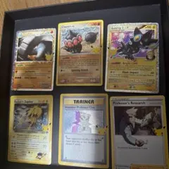 (バラ売り不可)ポケモンカード25周年　英語版海外正規品　まとめ売り