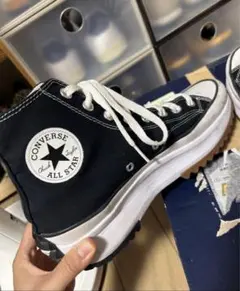 CONVERSE ランスターハイク ブラック ハイカットスニーカー