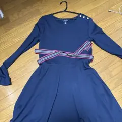 Polo Ralph Lauren ネイビー ワンピース 長袖