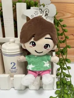 Tシャツ 星柄 グリーン☆ちびぬい 服☆ハンドメイド なにわ男子 コスチューム