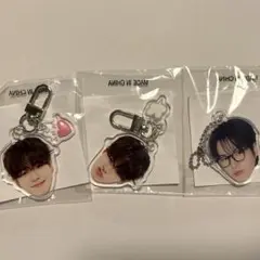 treasure ジェヒョク 顔アクキー 3点セット