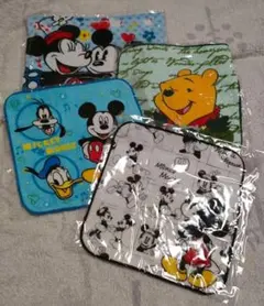 ミッキー・ミニー・プーさん タオル4枚セット