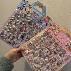 ラブブ、ズートピアぷくぷくシール４枚セット