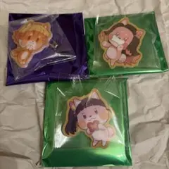 鬼滅の刃 バレンタイン　アニマルクッキーバッジ 善逸　カナヲ　ねずこ