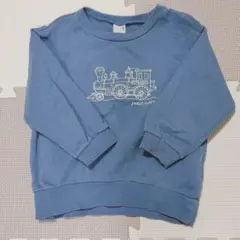 プティマイン 機関車刺繍トレーナー 100cmのサムネイル