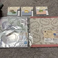 一番くじ 爬虫類&両生類 G賞 タオル J賞 メモパッド セット
