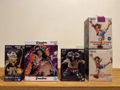 ワンピース ラウンドワン限定 フィギュア 4種コンプリートセット