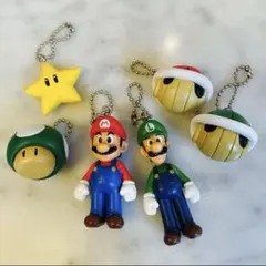 スーパーマリオ　シリーズ　ストラップ6点セット