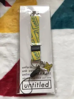 嵐 untitledツアーグッズ会場限定ネックストラップ黄