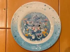 新品レア 東京ディズニーシー 限定25周年 記念プレート