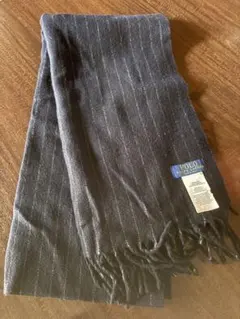 Polo Ralph Lauren ダークブルー ストライプマフラー