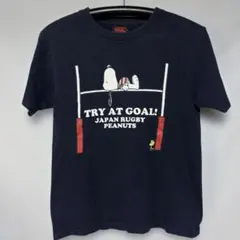 カンタベリー スヌーピー コラボ Tシャツ ラグビー日本代表 桜ロゴ XS 紺のサムネイル