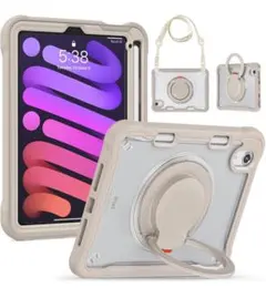 iPad Mini 6/7用ケース 360°ハンドル付き