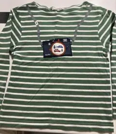 ファミリア　長袖　ロンT Tシャツ　ボーダー　刺繍　130