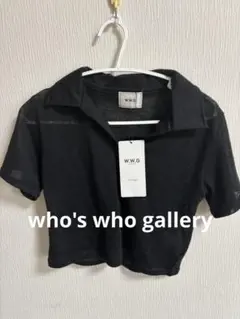 W.W.G ブラック 半袖ポロシャツのサムネイル