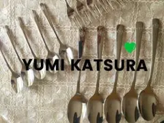 ❤❤YUMI KATSURA スプーン　ナイフ　フォーク　５本　　３セットのサムネイル