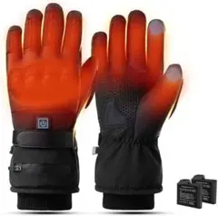 電熱グローブ バイク用 防寒 速暖 ヒーターグローブ 防寒手袋 3段階 温度調節