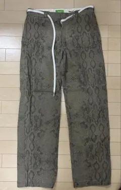 【コラボ】HUF × Dickies パイソン柄 ワークパンツ W30のサムネイル
