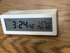 無印良品 デジタル電波時計 白(大音量アラーム機能付) - メルカリ