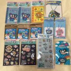 エンジェルブルー　シール　シール帳　ししゅうステッカー　セリア