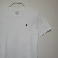 【美品！】POLO RALPH LAUREN Vネック Tシャツ ホワイト